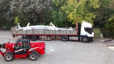 1. Une ossature métallique de 37 tonnes