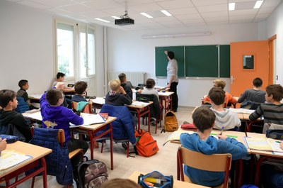 Une nouvelle salle de classe (5ème garçons)